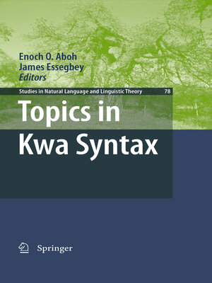 cover image of Topics in Kwa Syntax